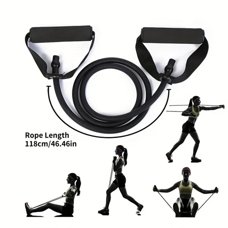1個入り4段階抵抗バンド、ハンドル付き、自宅トレーニングや筋 - Yoga Fitness Resistance Band のレビューと価格