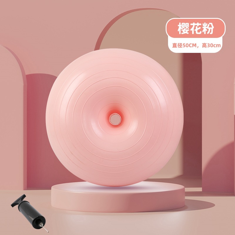 新しいピラティス ドーナツ ヨガ ボールは厚く、爆発防止、ス - Yoga Fitness Apple のレビューと価格